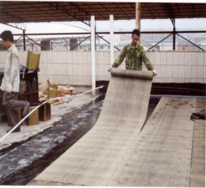 天面整體防水施工現場