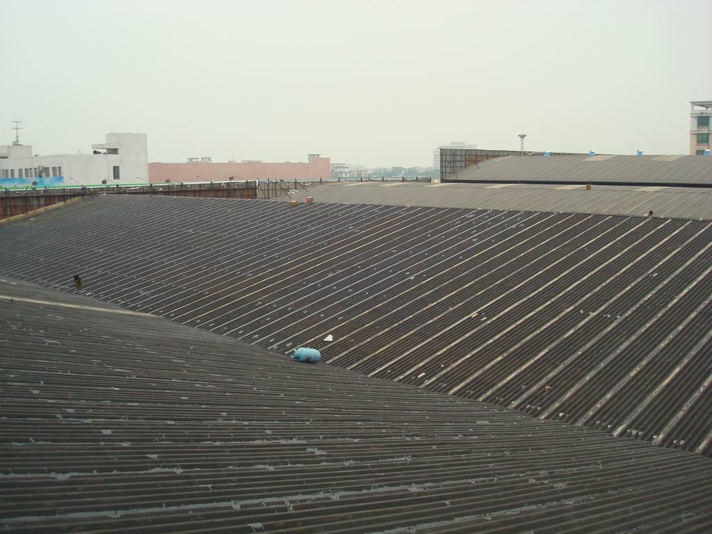 瓦面3萬平方米補漏效果圖